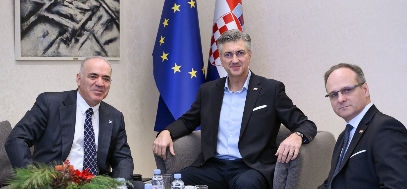 Plenković s Kasparovom o Grand Chess Touru i Ukrajini 